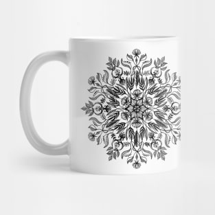 Thrive - Monochrome Mandala Mug